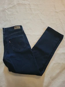 WOMENS LEVIS MID RISE SKINNY JEANS SIZE 6x28 (6S) #6555 - Picture 1 of 3