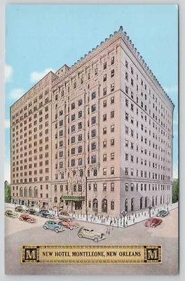 Postcard Monteleone Louisiana New Hotel  - Image 1 of 2