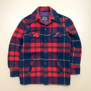 De Colección Años 70 80 Sears Ropa Deportiva Peso Pesado Forrada Franela 38 Alto Cuadros de Búfalo EE. UU. - Imagen 1 de 5