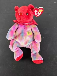 TY Beanie Baby - JULY the Birthday Bear (7.5 inch) - MWMTs Stuffed Animal Toy - Picture 1 of 2