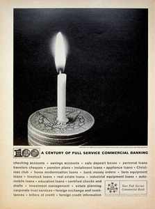 Anuncio impreso del sistema bancario dual de la Ley de Moneda Nacional del 100 aniversario de 1963 - Imagen 1 de 1