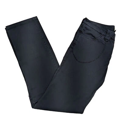 Pantalones largos de sarga de lycra marina para mujer GANT 414614 talla 8 nuevos con etiquetas Foto 1 de 3