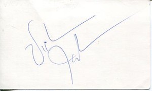 Victoria Jackson Autograph Actress Stoogemania Saturday Night Live Signed Card