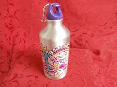 1件紫色和粉红色和平、梦想、爱情标志旅行杯水小瓶1a1 — 第 1/4 张图片