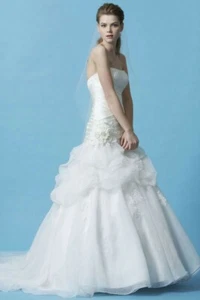 Eden Bridal Size 10 White color - Picture 1 of 5
