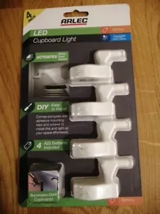 Arlec LED Cupboard Light Set X4 Brand New - Picture 1 of 13