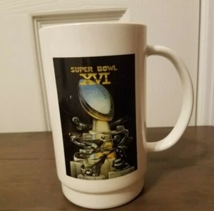 Super Bowl XVI San Francisco 49ers Burger King Dr Pepper Mug Silverdome NFL - Picture 1 of 4