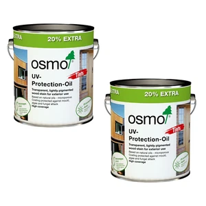 Aceite de protección exterior transparente Osmo UV Pro-Oil Extra 420 2 x 3 litros (6L) - Imagen 1 de 3