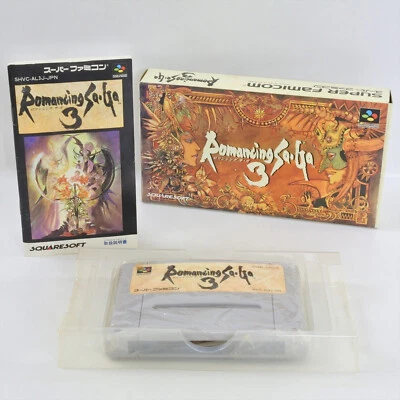 ROMANCING SA GA III 3 saga Super Famicom Nintendo 3142 sf - Image 1 of 4