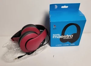 NUEVO EN CAJA Auriculares Plegables Sonic Maestro Rojo Bufón - Imagen 1 de 2