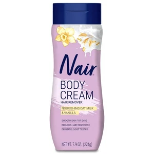 Nair HAARENTFERNER KÖRPERCREME | PFLEGENDE HAFERMILCH & VANILA glatte Haut reduziert - Bild 1 von 9