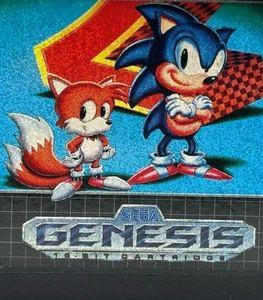 Sonic the Hedgehog 2 (SEGA Genesis, 1992) Cartridge nur getestet und funktionstüchtig - Bild 1 von 9