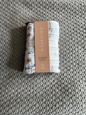 Pack de 2 pañales de muselina nuevos para niños Foto 1 de 2