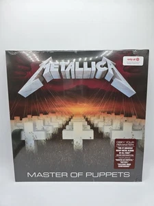 METALLICA-Master Of Puppets LP w/STRANGER THINGS STICKER Sheet SEALED! - Foto 1 di 10