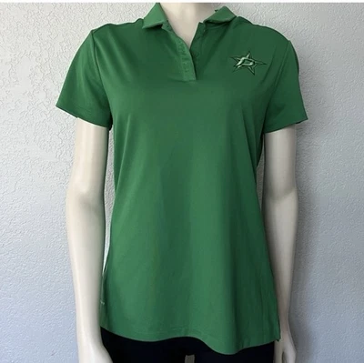 Camiseta Dallas Stars Nike Juvenil Mediana Dri-Fit Verde Rendimiento NHL Foto 1 de 4