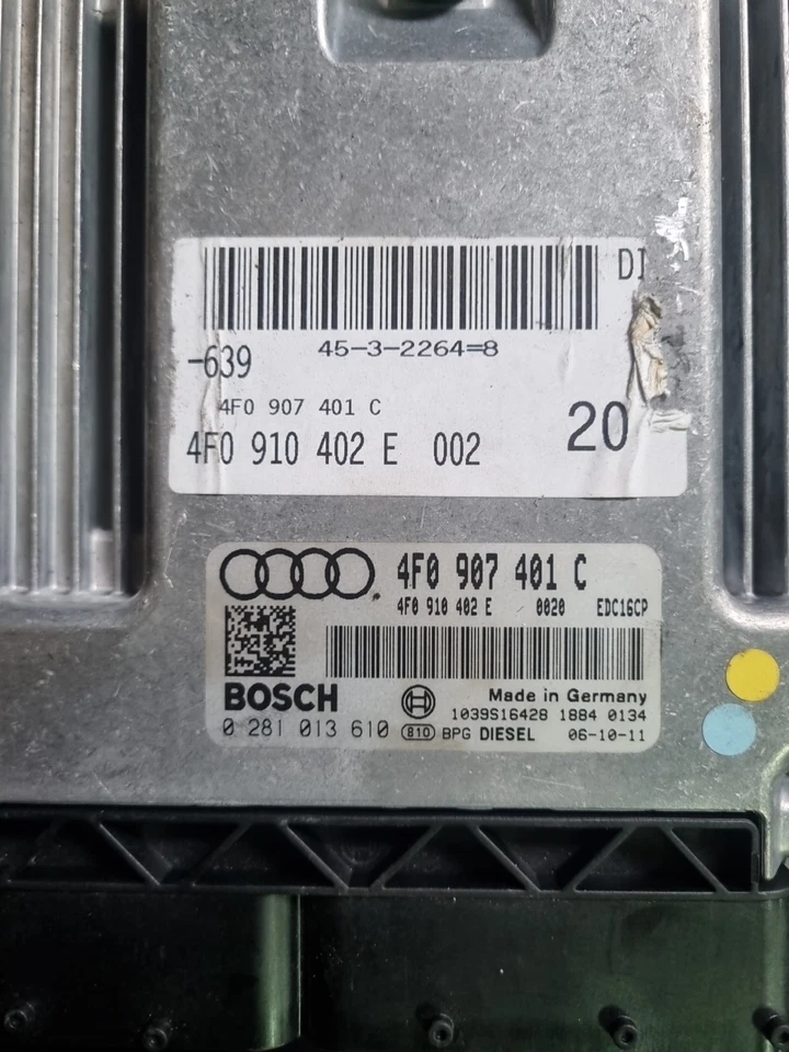 Bosch 0281013610 | 0281 013 610 | 4F0910401C| Centralina motore  Plug And Play - Immagine 1 di 1