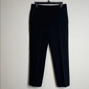 Rag & Bone Damenhose schwarz Cosette Nietendetail Größe 4 Wollmischung - Bild 1 von 8