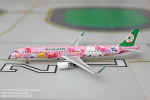 Phoenix Model Eva Air Airbus A321 Hello Kitty Pinky Color Diecast Model 1:400 - Picture 1 of 1