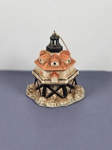 Lefton Thomas Point Lighthouse Hanging Christmas Ornament 1997 11506 - Picture 1 of 8