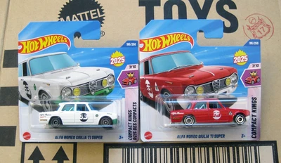 2 x Hot Wheels Alfa Romeo Giulia Ti Super Compact Kings 7/10 - Bild 1 von 4