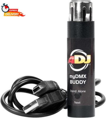 ADJ Products, MYDMX Buddy, Entry Level DMX Hardware Dongle Compatible with MYDMX - Image 1 of 4