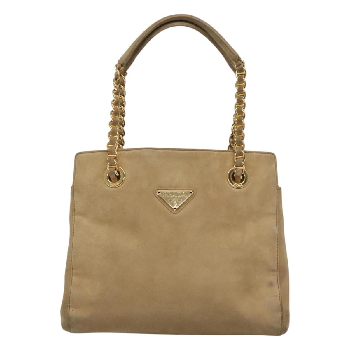 PRADA Suede Exterior Beige Bags & Handbags for Women for PRADA Suede Exterior Beige Bags & Handbags for Women for