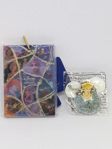 Brand New Disney Animation Keychain & Cinderella Pin Badge Japan Exclusive Rare - Picture 1 of 14