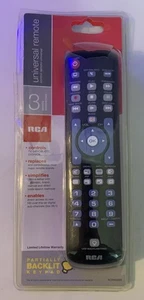 RCA - 3-Device Universal Remote (Black) - Picture 1 of 1