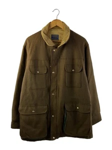 PENDLETON 70s-80s Outdoors Man Wool Thinsulate Jacket Khaki M Used Discoloratio - Picture 1 of 6