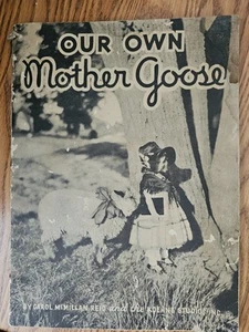 Children's Vintage Book Our Own Mother Goose (1934) Oversized Character Photos - Foto 1 di 7