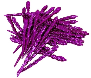 Northlight 36ct Pink Magenta Shatterproof Icicle Christmas Ornaments 5" - Picture 1 of 1