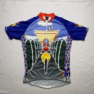 Camisa de Ciclismo Giordana - Tour de Francia - Arco del Triunfo - UNISEX Media Cremallera  Foto 1 de 4