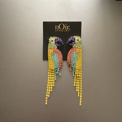 Pendientes perforados nOir coloridos con estrás de loro nuevos con etiquetas Foto 1 de 4