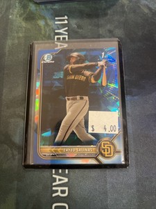 Zayed Salinas 2021 bowman chrome sapphire blue