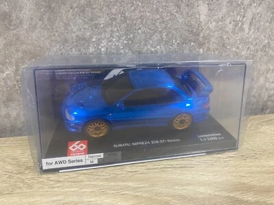 LE 60th Rare Kyosho MINI-Z Racer Body SUBARU IMPREZA 22B-STi Chrome BLUE F/S JP - Image 1 of 4