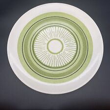Retro Vintage Taylor, Smith & Taylor Green Span 12” Round Serving Or Cake Plate