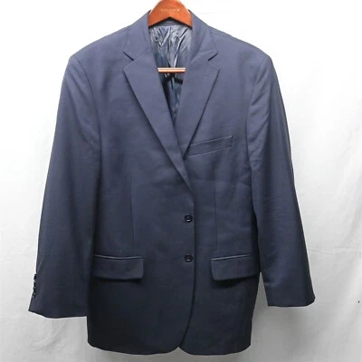Blazer Traje Chaqueta Abrigo Deportivo Tom James A Medida 42R Azul Marino 2 Botones Foto 1 de 4