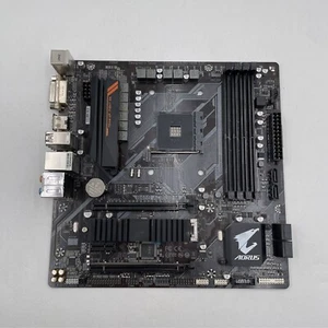 GIGABYTE B450 AORUS M AMD AM4 DDR4 mATX Motherboard - READ - Picture 1 of 6