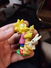 Ss# Vintage Burger King Simpsons Lisa Saxophone Sax Rabbit Figure Toy Camp 1990