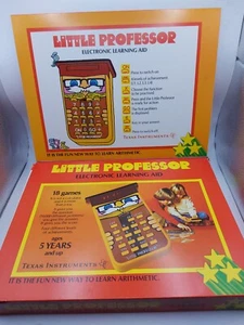 Texas Little Professor Vintage en caja, fabuloso estado con cartas de juego raras - Imagen 1 de 11