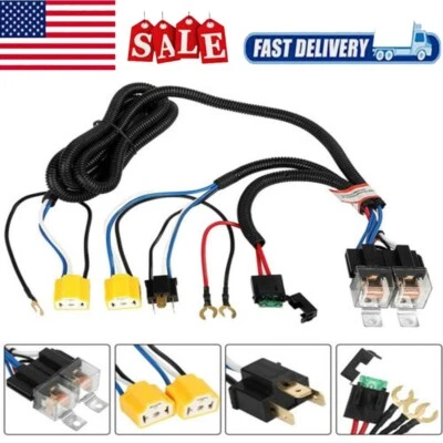 Arnés de cableado intensificador de brillo de faros LED para camioneta Toyota H4 Foto 1 de 4