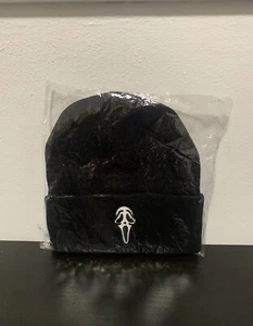 Ghost Face Beanie NEU SEALED SCREAM Rollmütze Horrorfilm bestickt - Bild 1 von 2