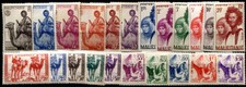 MAURITANIE 1938 Yvert 73-94 ** meist POSTFRISCH TADELLOS SATZ (09686