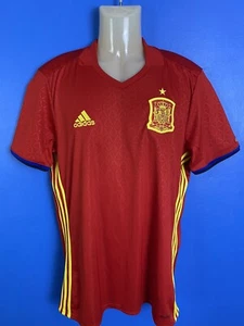 Spain Adidas 2016 RFEF Home red Jersey shirt soccer football medium - Bild 1 von 9