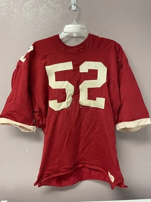 Camiseta de fútbol americano Wilson vintage para hombre talla 46 número 52 dañada ver fotos Foto 1 de 4