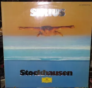 12" VERY RARE DOUBLE LP STOCKHAUSEN -SIRIUS (1980) Deutsche Grammophon 2707 122 - Imagen 1 de 5