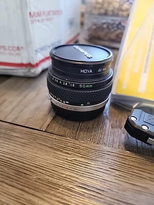 Olympus50mm f1.8 F.Zuiko Auto-S OM-System, Prime, Manual, Mirrorless compatible! - image 1 of 4