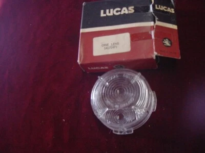 1 новый из старых запасов прозрачный объектив переднего поворотника Lucas MGA 1600 MKII 1622 Morris Minor MG1100 - Изображение 1 из 4