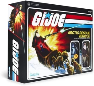 Gi Joe Arctic Rescue Vehicle Snake Eyes ReAction Figure Super 7 - Picture 1 of 6
