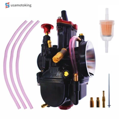 PWK30 30mm Carb Carburetor Fit Dirt Pit Bike ATV Buggy Quad Go Kart Scooter - Image 1 of 4
